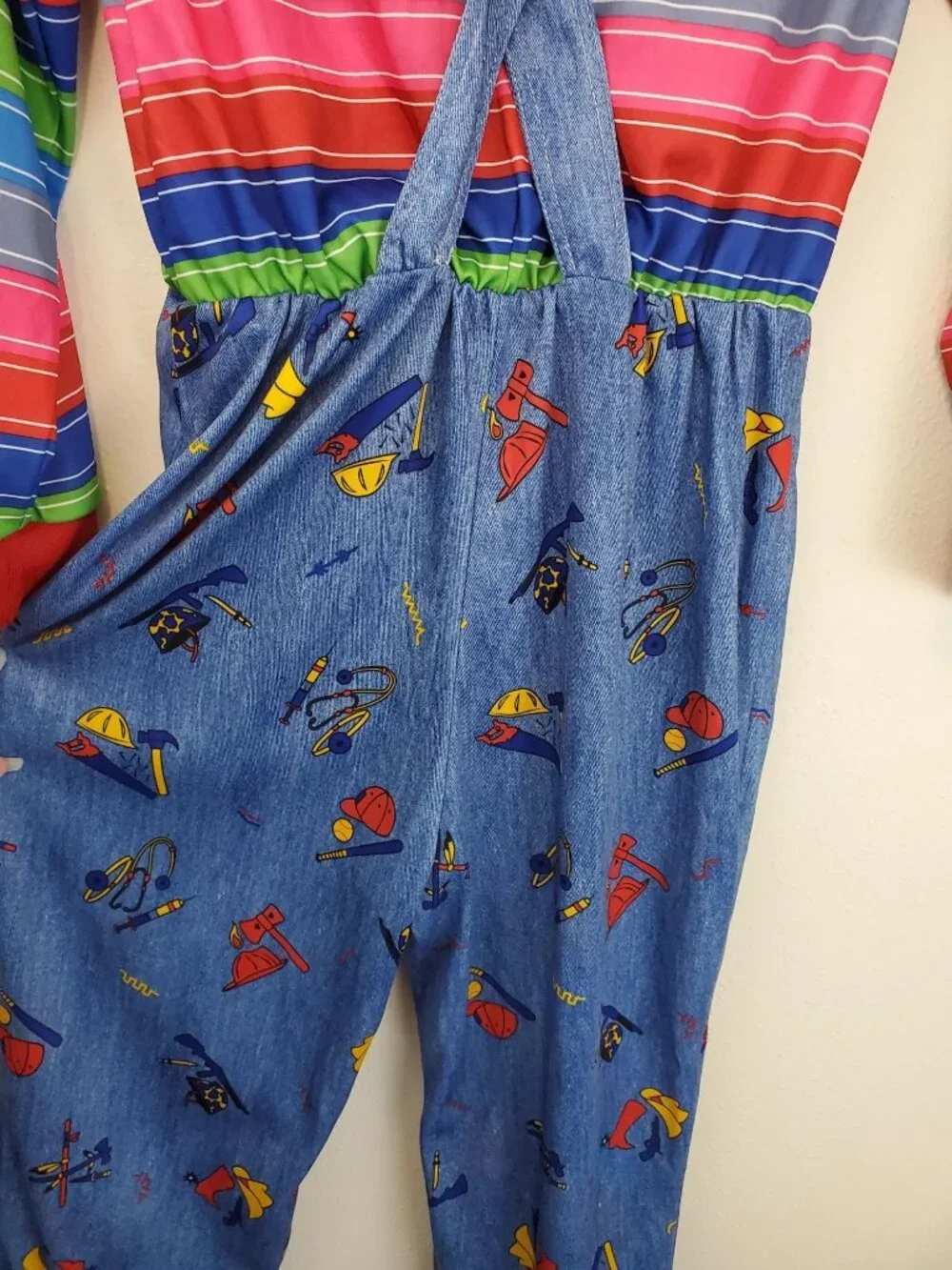 Chucky Doll Halloween Costume overalls; Spirit Halloween